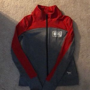 Pink brand Ohio State zip up jacket